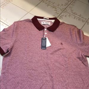 Penguin men polo slim fit size large